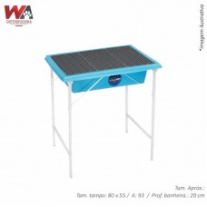 30313 - BANHEIRA E MESA SPACEPET 75L AZUL CLARO