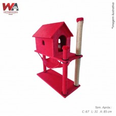 30790 - ARRANHADOR CASINHA C/REDE VERMELHO