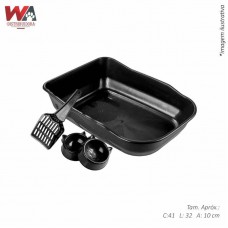 30558 - KIT BANHEIRA C/PA E 2 COMED BLACK