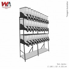 30386 - KIT DISPENSER 30 MODULOS 20LT 3X10 PRETO