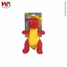 30588 - BRINQ PELUCIA DINO 20CM VERM