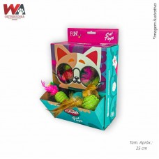 30703 - DISPLAY BRINQ GATO LUXO C/30 PECAS