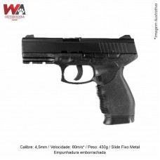 27423 - PISTOLA PRESS KWC 24/7 4MM ESF ACO