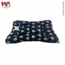 31292 - COLCHAO DOG CARINHA AZUL GG 85X65CM