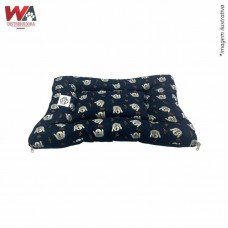 31290 - COLCHAO DOG CARINHA AZUL M 60X45CM