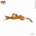 BRINQ PELUCIA MACACO DEITADO MARROM