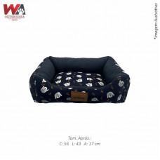 31487 - CAMA DOG CARINHA AZUL P