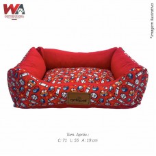 31486 - CAMA DOG DIVERSAO VERMELHA G