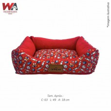 31485 - CAMA DOG DIVERSAO VERMELHA M