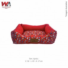 31484 - CAMA DOG DIVERSAO VERMELHA P