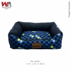 31504 - CAMA XADREX AZUL G