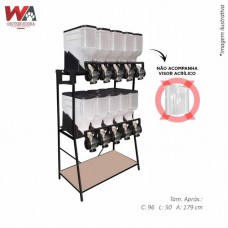 30453 - KIT DISPENSER 10 MODULOS 20L 2X5 PRETO