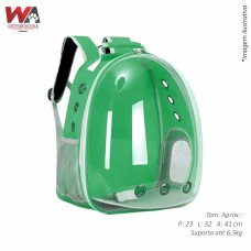 31642 - MOCHILA PARA CAES E GATOS VERDE