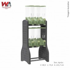 29428 - KIT DISPENSER PRO 6X40LT VERDE/PRETO