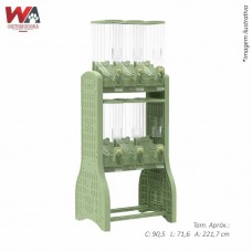 29431 - KIT DISPENSER PRO 6X40LT VERDE/VERDE