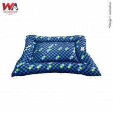 31675 - COLCHAO XADREZ AZUL GG 85X65CM