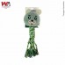 BRINQ PELUCIA CACHORRINHO VERDE C/CORDA