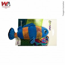 31621 - BRINQ PELUCIA PEIXE BRILHANTE AZUL