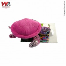 31629 - BRINQ PELUCIA TARTARUGA BRILHANTE ROSA