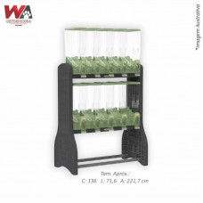 29435 - KIT DISPENSER PRO 10X40LT VERDE/PRETO