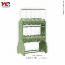 29438 - KIT DISPENSER PRO 10X40LT VERDE/VERDE