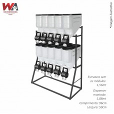 31482 - KIT DISPENSER 10 MOD 40L 2X5 PRETO 3 GER