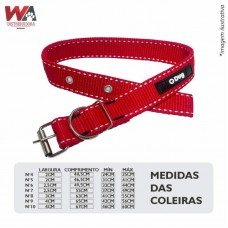 31854 - COLEIRA MD PORTE N.06 VERMELHA