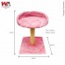 ARRANHADOR TORRE COM CAMA ROSA