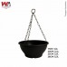 VASO CUIA PRETA 20CM C/CORRENTE 2,4LT