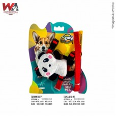 32571 - GUIA C/PEITORAL PELUCIA M PANDA
