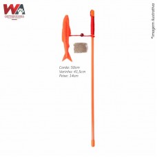 25988 - BRINQ VARINHA DENTAL CAT LARANJA