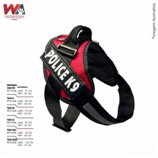 32595 - PEITORAL K-9 P MAIS DOG VERMELHO