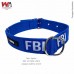 COLEIRA DUPLA ENFORCADOR FBI N.06 AZUL