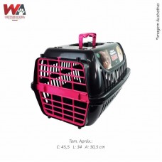 32267 - CX TRANSP BLACK BRINQPET N.03 ROSA
