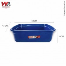 32926 - BANHEIRA GATO PREMIUM 52X43X16 AZUL