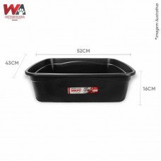 32929 - BANHEIRA GATO PREMIUM 52X43X16 PRETA