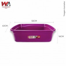 32925 - BANHEIRA GATO PREMIUM 52X43X16 ROSA