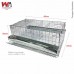 GAIOLA CODORNEIRA DOBRAVEL 2 REPARTICOES