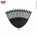 VASSOURA PLASTICA P/JARDIM N.16 PRETO