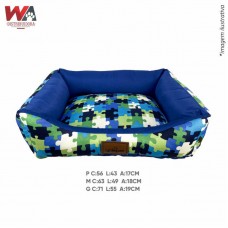 33227 - CAMA PUZZLE AZUL M