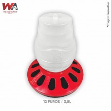 33329 - COMED PLAST 12 FUROS AVES 3,5LT C/6