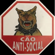 77824 - PLACAS ADVERTENCIA 24X33 ANTI-SOCIAL