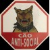 PLACAS ADVERTENCIA 24X33 ANTI-SOCIAL