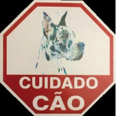 77829 - PLACAS ADVERTENCIA 24X33 DOG ALEMAO