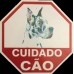 PLACAS ADVERTENCIA 24X33 DOG ALEMAO