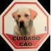 PLACAS ADVERTENCIA 24X33 LABRADOR