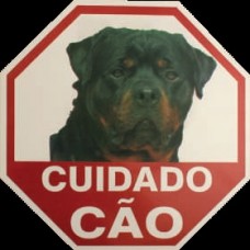 77821 - PLACAS ADVERTENCIA 24X33 ROTTWEILER