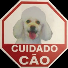 77828 - PLACAS ADVERTENCIA 24X33 POODLE