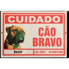 77803 - PLACAS ADVERTENCIA 16X25 BOXER