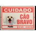 PLACAS ADVERTENCIA 16X25 POODLE